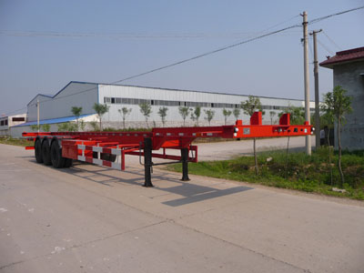 亚中车辆12.4米34.2吨集装箱运输半挂车(WPZ9400TJZG)