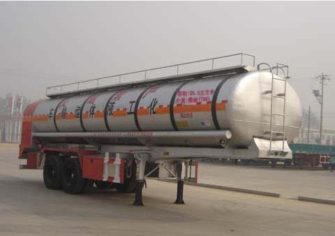 万事达10米20吨化工液体运输半挂车(SDW9300GHY)