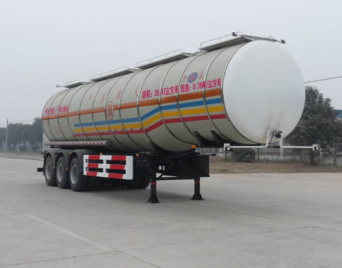 开乐12.6米30吨化工液体运输半挂车(AKL9403GHYA)
