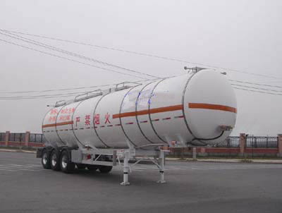 中集13米30.5吨化工液体运输半挂车(ZJV9409GHYTHA)