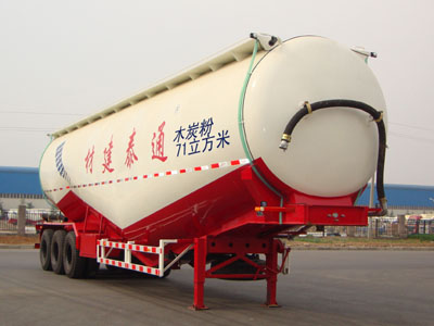 凌宇13米27.7吨粉粒物料运输半挂车(CLY9402GFL)