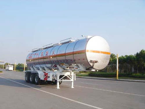 中集10.9米31吨易燃液体罐式运输半挂车(ZJV9405GRYTHE)