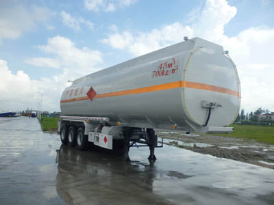 中集10.7米30.1吨易燃液体罐式运输半挂车(ZJV9406GRYSZ)