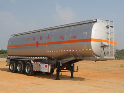 永强11米31吨易燃液体罐式运输半挂车(YQ9403GRYDMA)
