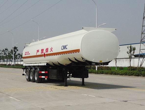 瑞江12.1米33吨易燃液体罐式运输半挂车(WL9401GRY)
