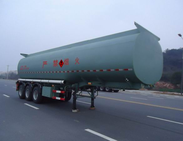 瑞江10.8米32吨易燃液体罐式运输半挂车(WL9407GRY)