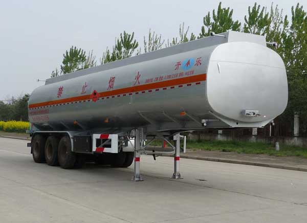 开乐11.5米31.5吨易燃液体罐式运输半挂车(AKL9404GRY)