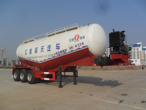 江淮扬天10米33吨中密度粉粒物料运输半挂车(CXQ9400GFLK)