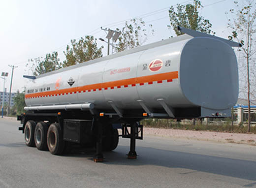 金碧10.2米33吨腐蚀性物品罐式运输半挂车(PJQ9402GFW)