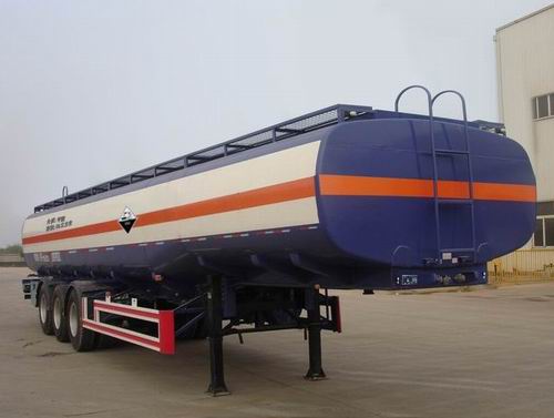瑞江10米30吨化工液体运输半挂车(WL9400GHYB)