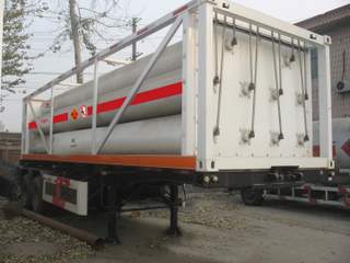 安瑞科9.3米3吨高压气体运输半挂车(HGJ9310GGQ)