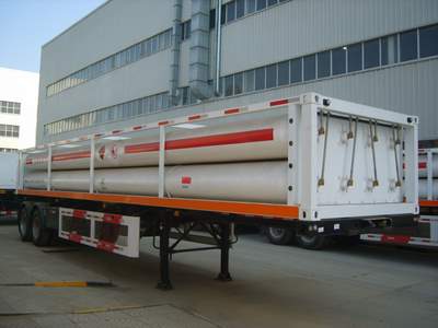 安瑞科12.4米3.3吨高压气体运输半挂车(HGJ9350GGQ)