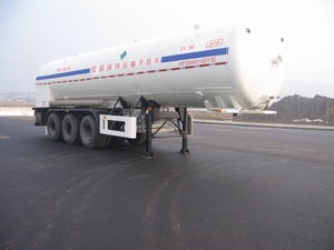 华福10.9米25吨低温液体运输半挂车(HFD9401GDY)
