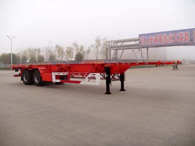 华骏12.4米30.5吨集装箱运输半挂车(ZCZ9353TJZ)