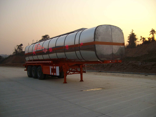 中商汽车11.5米27.3吨化工液体运输半挂车(ZL9380GHY)