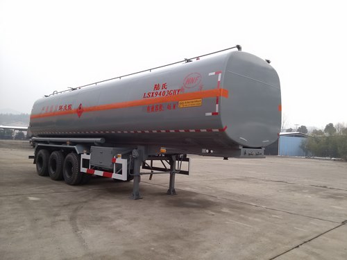 陆氏12.8米32吨化工液体运输半挂车(LSX9403GHY)