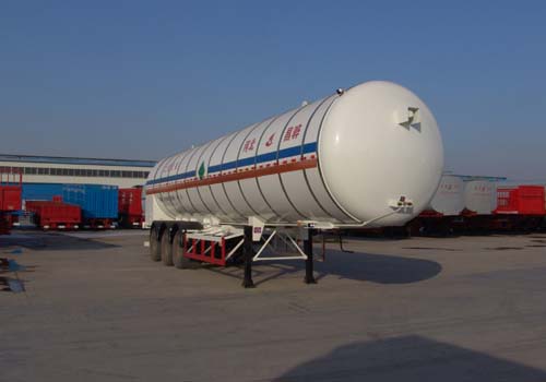 昌骅12.6米24.5吨低温液体运输半挂车(HCH9400GDY)