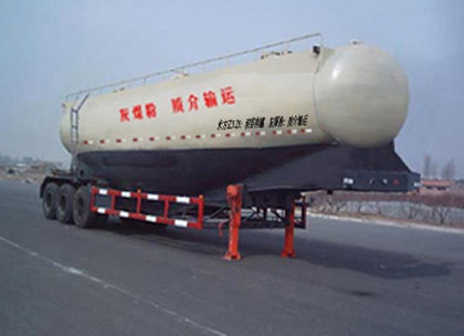 金碧13米23.5吨粉粒物料运输半挂车(PJQ9404GFL)