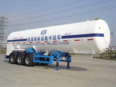 川11.2米21.5吨低温液体运输半挂车(KQF9403GDYFSD)