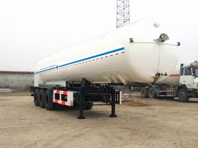 韩中深冷12米23.1吨低温液体运输半挂车(ZHJ9401GDY)