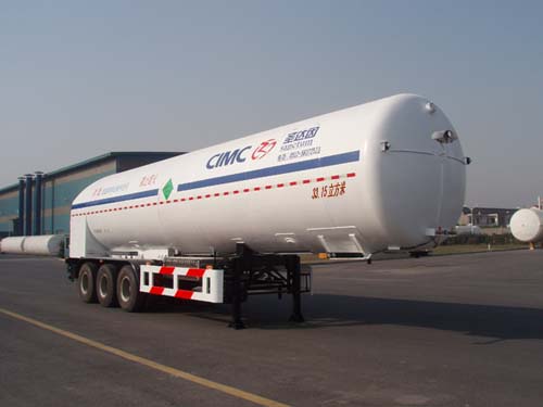 圣达因12米24.7吨低温液体运输半挂车(SDY9403GDYN)