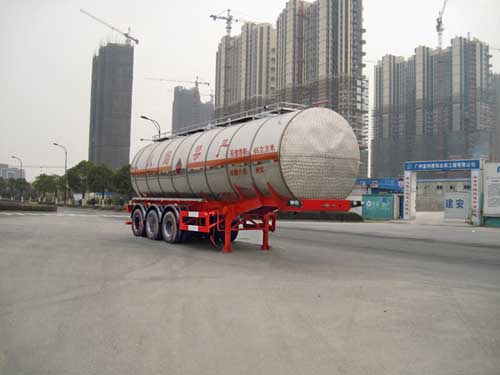 宏宙11.8米30吨化工液体运输半挂车(HZZ9408GHY)