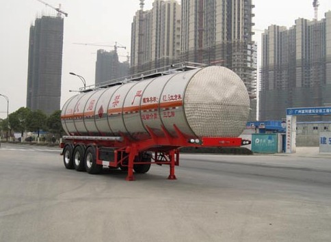 宏宙11.8米30.5吨化工液体运输半挂车(HZZ9407GHYB1)