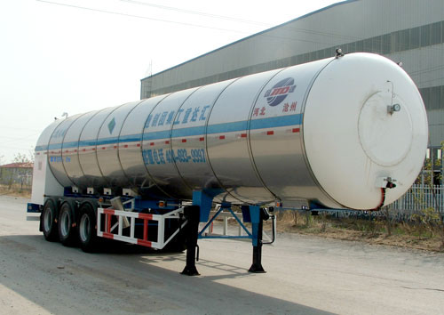 汇达13米25.9吨低温液体运输半挂车(YHD9405AGDY)