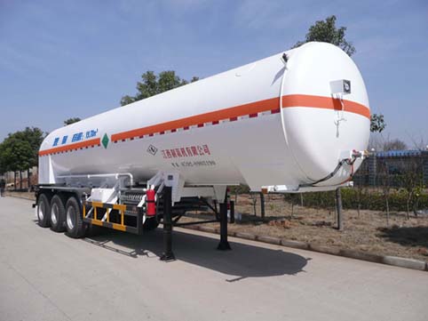 五峰10.6米24.8吨低温液体运输半挂车(JXY9406GDY2)