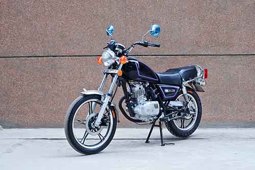 HM125-22B 豪门前盘式后鼓式两轮摩托车图片