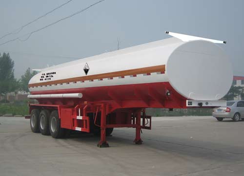 华昌10.5米33吨化工液体运输半挂车(QDJ9409GHYA)