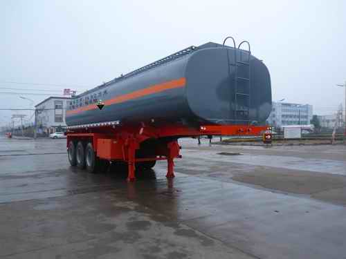 楚飞9.8米33吨腐蚀性物品罐式运输半挂车(CLQ9400GFW)