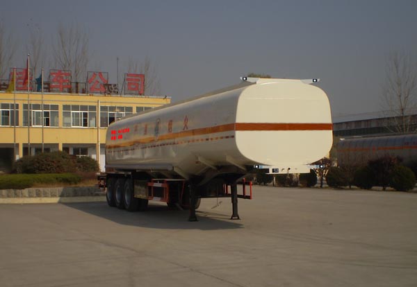 骜通13米29吨易燃液体罐式运输半挂车(LAT9400GRY)