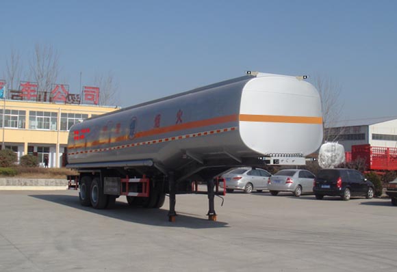 骜通11.2米25吨易燃液体罐式运输半挂车(LAT9350GRY)