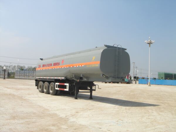 特运10.5米30.6吨易燃液体罐式运输半挂车(DTA9401GRY)