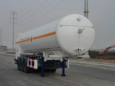 韩中深冷12.5米23.6吨低温液体运输半挂车(ZHJ9401GDYA)