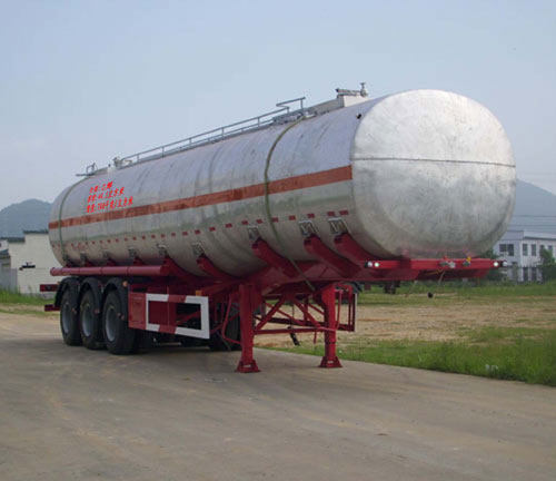 中商汽车12米33.1吨易燃液体罐式运输半挂车(ZL9409GRY)