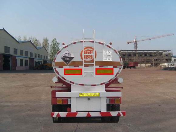 齐鲁中亚DEZ9400GFW腐蚀性物品罐式运输半挂车公告图片