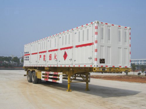 江南12.4米3.8吨易燃气体罐式运输半挂车(JNJ9350GRQ)