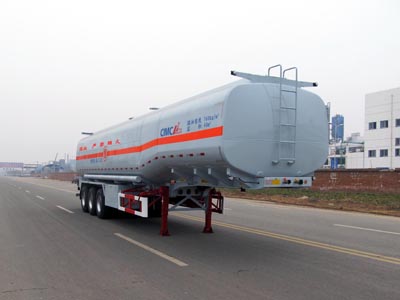 华骏11米30吨易燃液体罐式运输半挂车(ZCZ9402GRYHJC)