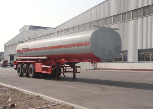 昌骅11.2米30.9吨腐蚀性物品罐式运输半挂车(HCH9400GFW30)