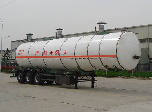瑞江13米31.5吨易燃液体罐式运输半挂车(WL9405GRY)
