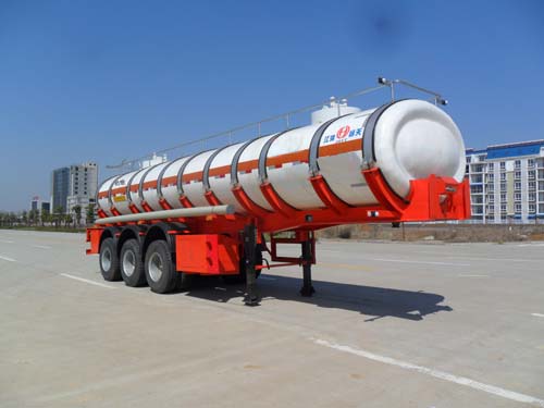江淮扬天10米30吨腐蚀性物品罐式运输半挂车(CXQ9400GFW)