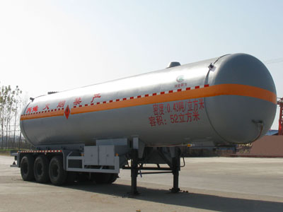 程力威12.7米22.4吨液化气体运输半挂车(CLW9401GYQ)