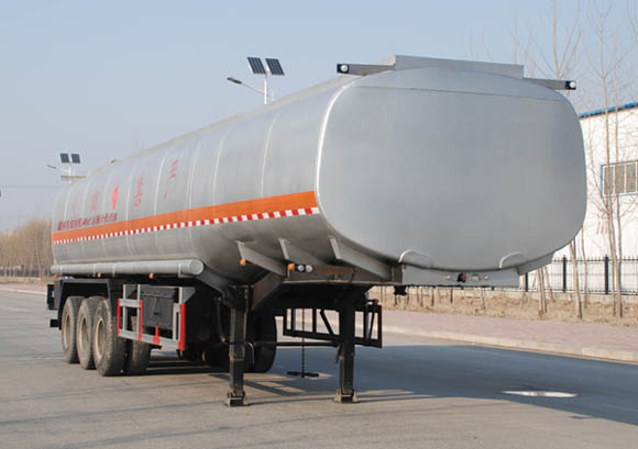 金碧10.8米32吨易燃液体罐式运输半挂车(PJQ9400GRYH)