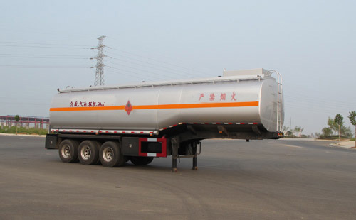 久龙13米30.5吨易燃液体罐式运输半挂车(ALA9405GRY)