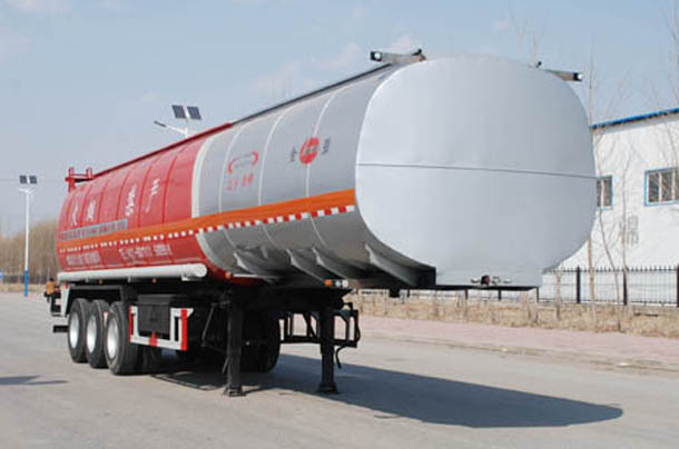 金碧12.1米31.7吨易燃液体罐式运输半挂车(PJQ9401GRYH)