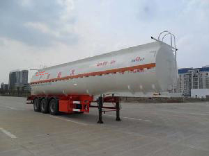 江淮扬天10米31吨易燃液体罐式运输半挂车(CXQ9408GRY)