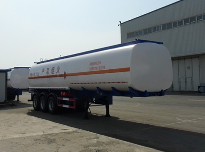 黄海11.5米33吨易燃液体罐式运输半挂车(DD9401GRY)