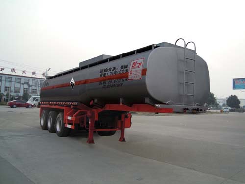 楚飞10米33吨腐蚀性物品罐式运输半挂车(CLQ9401GFW)